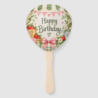 Abanico de Mano para Cumpleaños Little Farmers Mar
