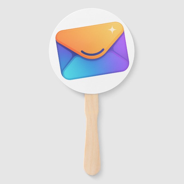 Abanico de mano personalizado (Anverso)