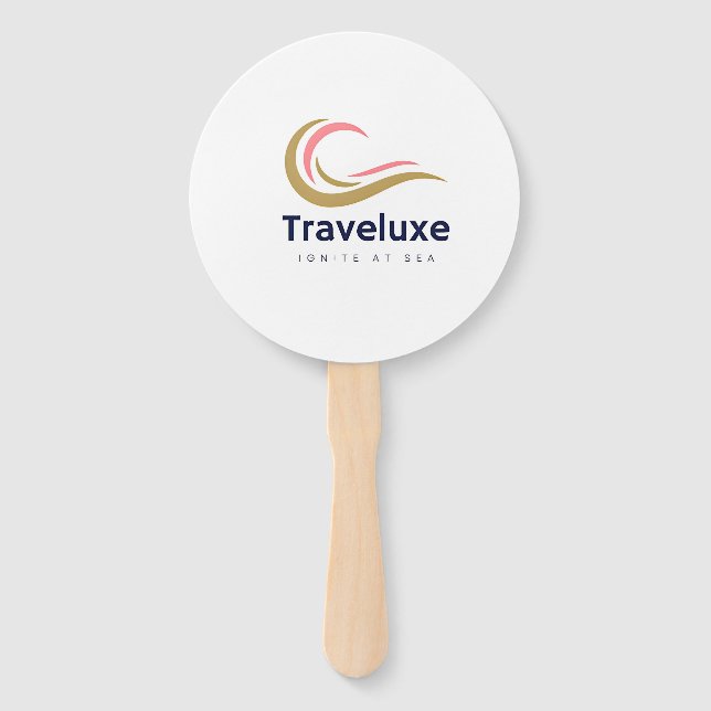 Abanico de mano Traveluxe Ignite at Sea (Anverso)