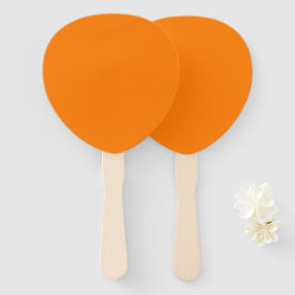 Abanico de Paleta de Naranja Mandarin para Evento