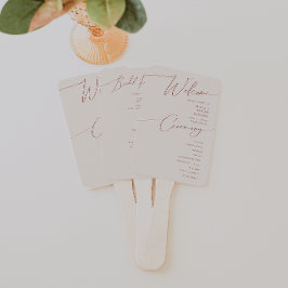 Abanico Desierto caprichoso | Programa de Bodas Beige
