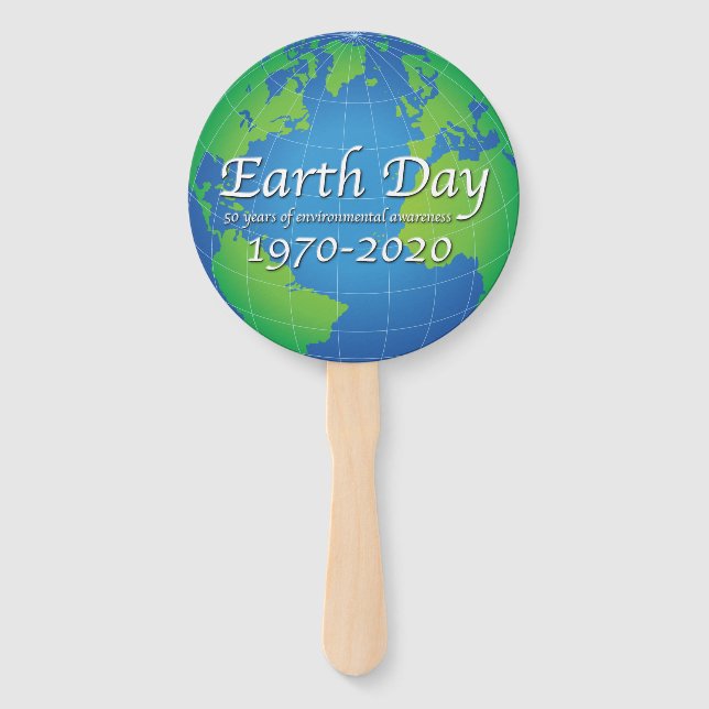 Abanico Día de la Tierra 50 Aniversario de 2020 (Anverso)