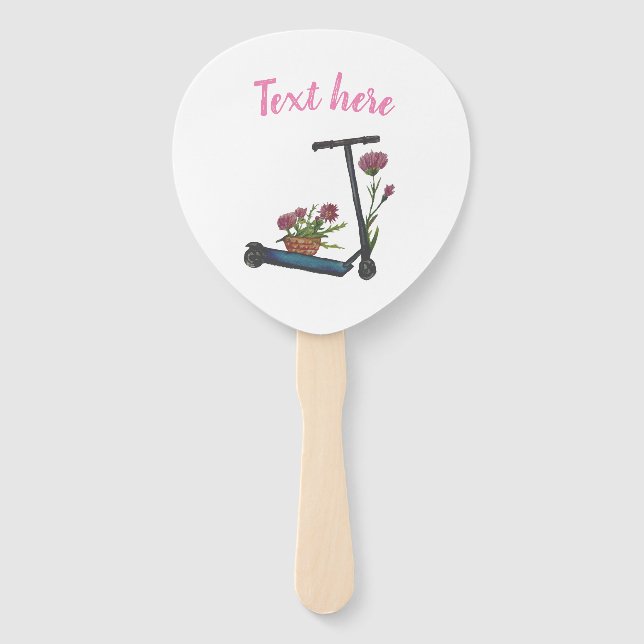 Abanico Dibujo de arte dulce Summertime Set de fans (Anverso)