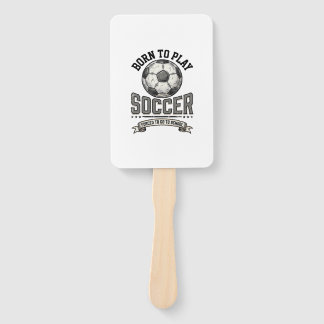 Abanico Diseño de camiseta escolar de fútbol vintage nacid