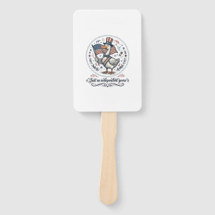 Abanico Diseño de camiseta patriótica vintage de ganso ind