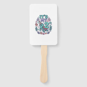 Abanico Diseño de grabado vintage de tortuga marina para s