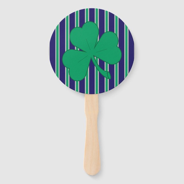 Abanico Diversión y fantasía Shamrock (Anverso)