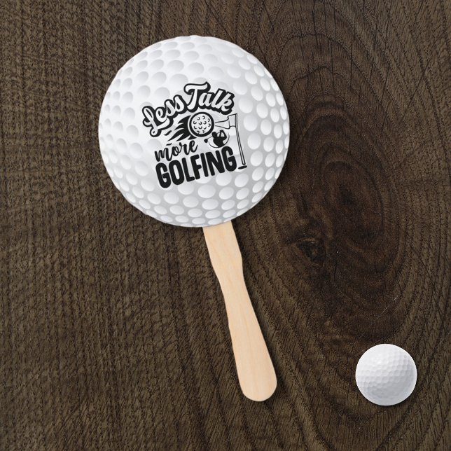 Abanico Divertida menos charla sobre tipografía de golf (Subido por el creador)