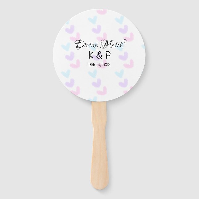 Abanico Divina coincidencia añadir pareja letra de letra p (Anverso)