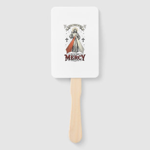 Abanico Divina Misericordia Jesús Confío en Ti Camiseta Vi