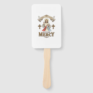 Abanico Divina Misericordia Jesús Grabado Antiguo Camiseta