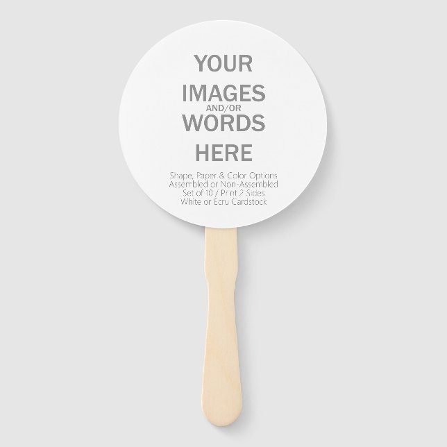 Abanico DIY (Más opciones) - (Anverso)