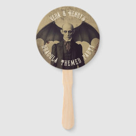 Abanico Drácula victoriana gótica de Halloween