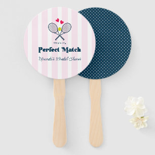 Abanico Ducha de Boda de Tenis Prep Perfecta