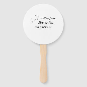 Abanico Ducha de novias de viaje añada fecha de caducidad