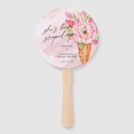 Abanico Ducha nupcial con crema de hielo Scoopup Watercolo