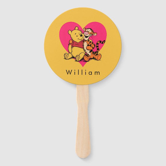 Abanico Dulce Winnie the Pooh y Tigger (Anverso)