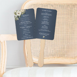 Abanico Dusty Blue Boho Vintage Rose Bouquet Boda