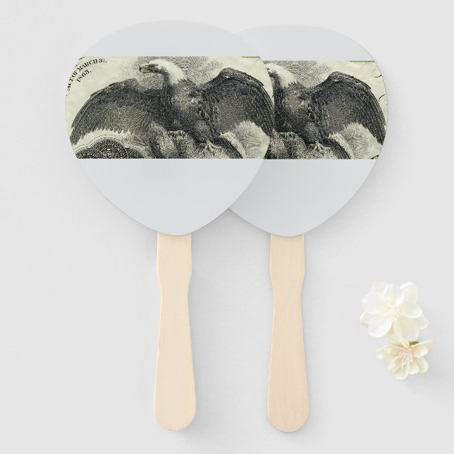 Abanico Eagle (Anverso y reverso)