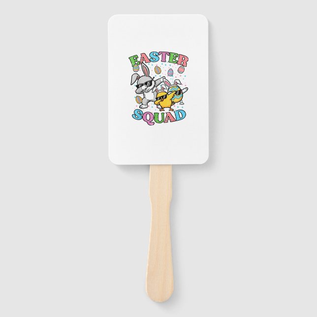 Abanico Easter Squad Bunny Egg Chick Dab Crew Matching Men (Anverso)