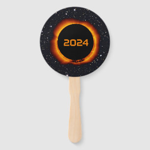 Abanico Eclipse solar total 2024 Fecha Starry Sky