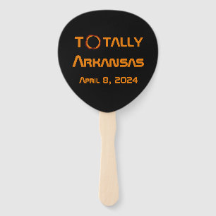 Abanico Eclipse solar total de Arkansas 2024
