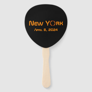 Abanico Eclipse solar total de Nueva York 2024