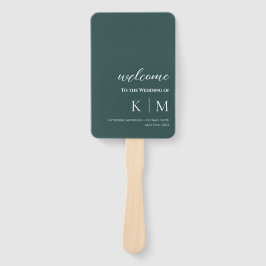 Abanico Ecologia-Moderna Esmeralda - Programa Monograma de