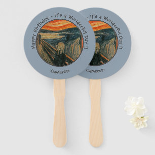 Abanico Edvard Munch La Colección Elementos De La Fiesta D