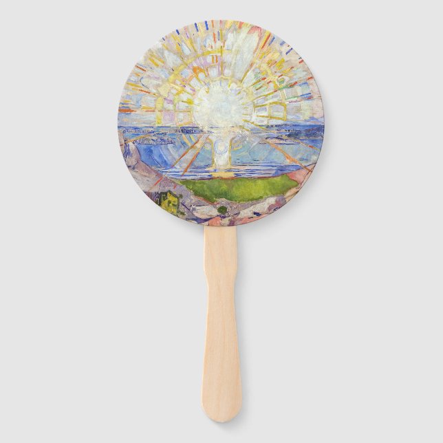 Abanico Edvard Munch - The Sun 1911 (Anverso)