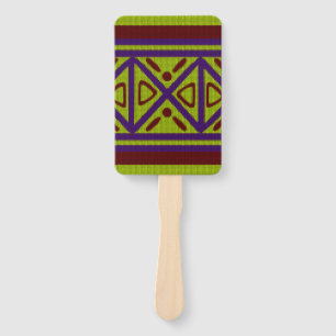 Abanico El africano étnico hizo punto diseño del estilo
