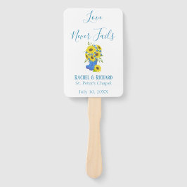 Abanico El amor nunca falla el Boda con la temática del gi