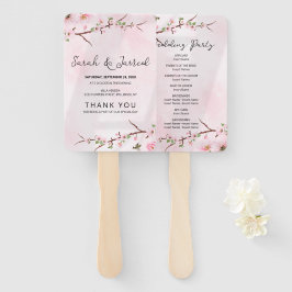 Abanico El cerezo japonés sakura florece en Asia