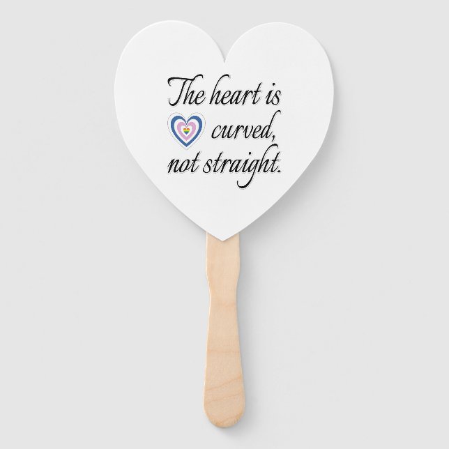 Abanico El Corazón No Es Directo (Anverso)