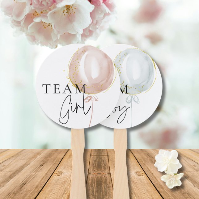 Abanico El género de los globos rosa y azul revela las pal (Subido por el creador)