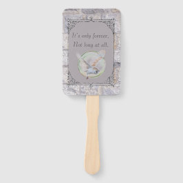 Abanico El laberinto es la única lechuza Boda para siempre