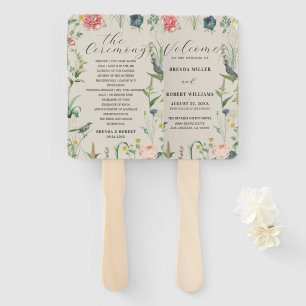 Abanico El marco del Boda Secret Garden Wildflowers 2
