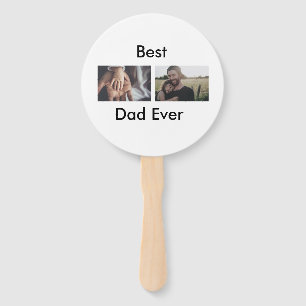 Abanico el mejor papá, el feliz día del padre, agrega tu f