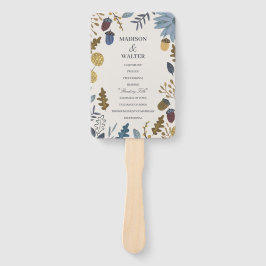 Abanico El otoño rústico deja la boda otoño