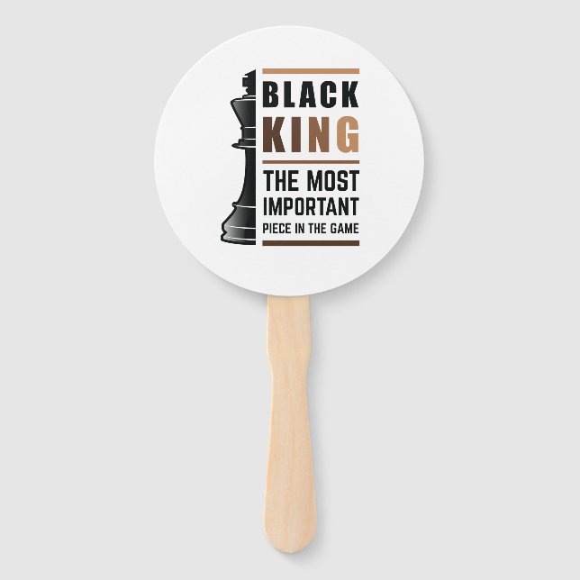 Abanico El Rey Negro La Pieza Más Importante En El Juego 2 (Anverso)