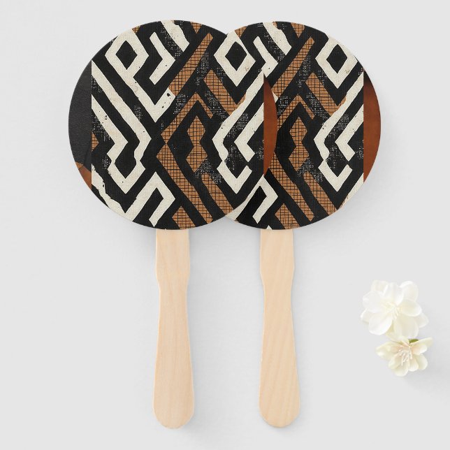 Abanico El sofisticado Caribe africano de lujo (Anverso y reverso)