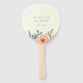 Abanico El sueño de Peach y Petal