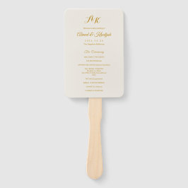 Abanico Elegant Minimalist Modern Islamic Wedding Program