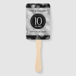 Abanico Elegante 10° Aniversario del Boda Tin