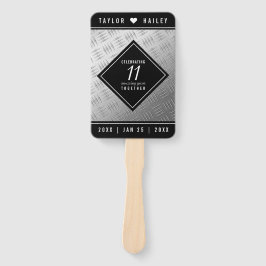 Abanico Elegante 11ª celebración del Aniversario del Boda