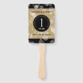 Abanico Elegante 1er aniversario de Boda de papel