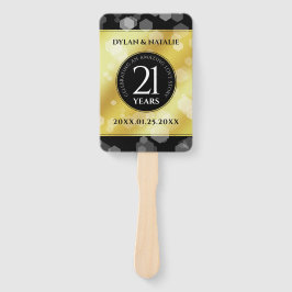 Abanico Elegante 21ª celebración del Aniversario del Boda 