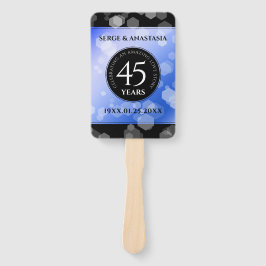 Abanico Elegante 45° Aniversario del Boda de Sapphire