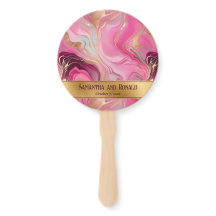 Elegante Boda Faux Gold y Pink Marble