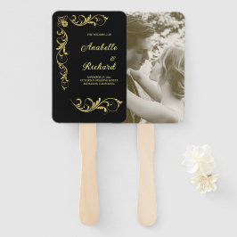 Abanico Elegante Boda victoriano